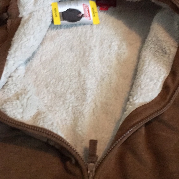 NWTs Coleman Men’s Hooded Sherpa lined jacket Sz M - Picture 15 of 16